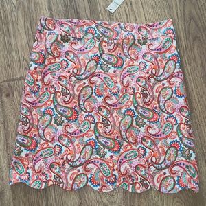 Talbots Skirt with Scalloped hem 10 NWT